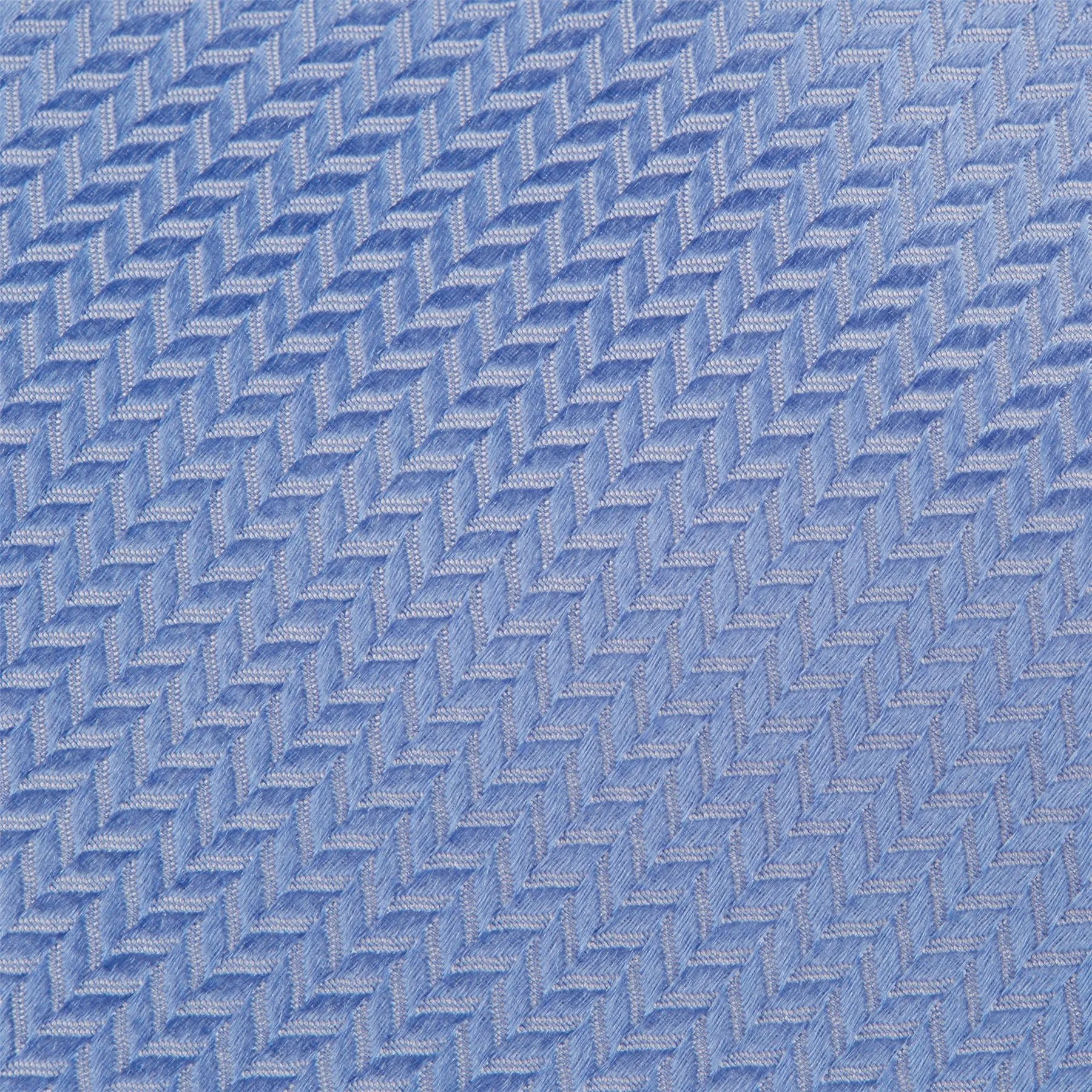 Blue Herringbone Silk Tie