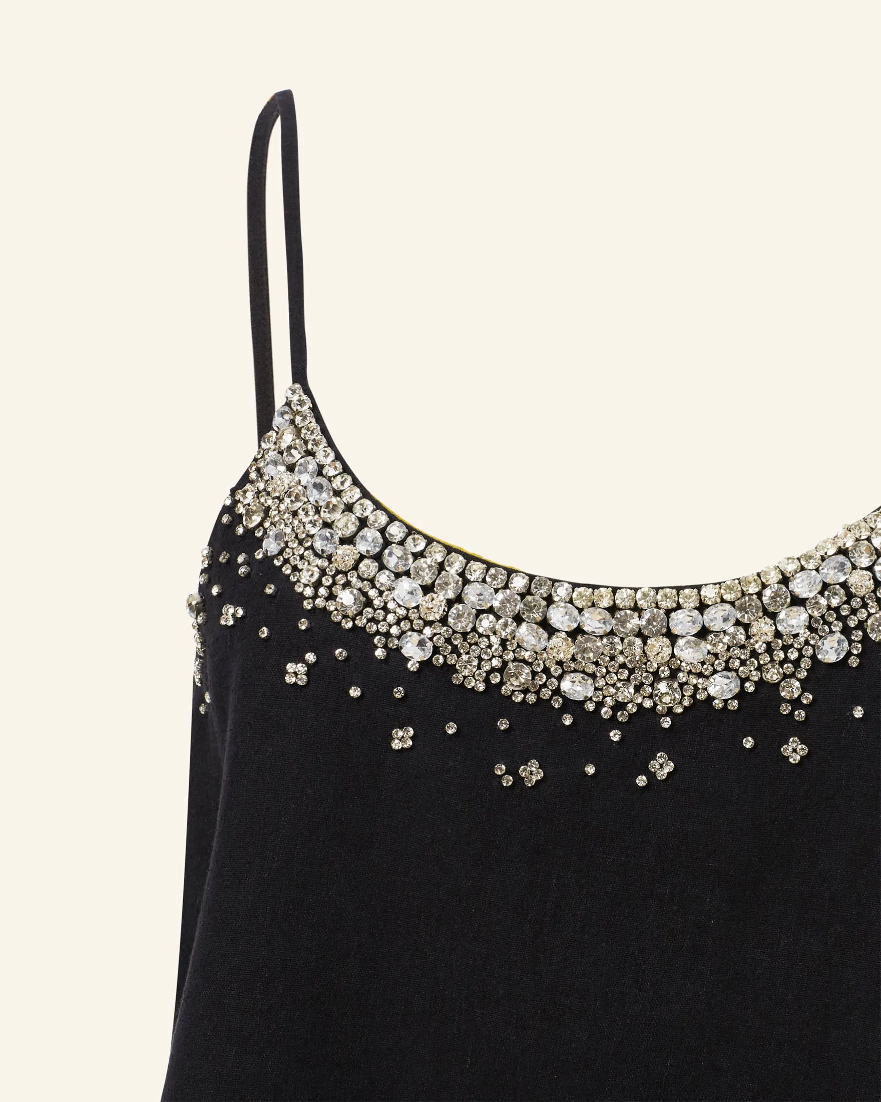 Daphne Black Gem Top