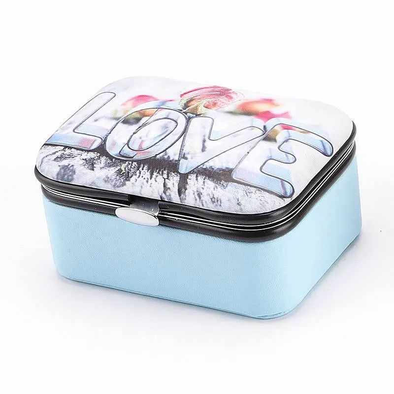 Jewelry Storage Box Portable Travel Earrings Earring Ring   Holders Case
