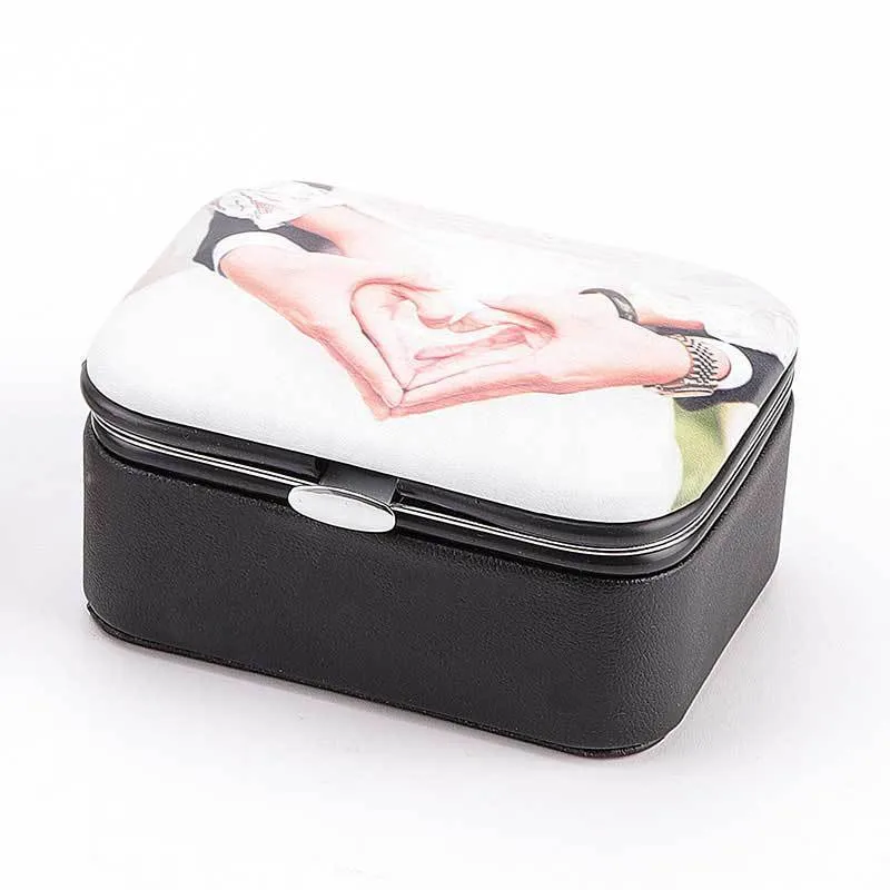 Jewelry Storage Box Portable Travel Earrings Earring Ring   Holders Case